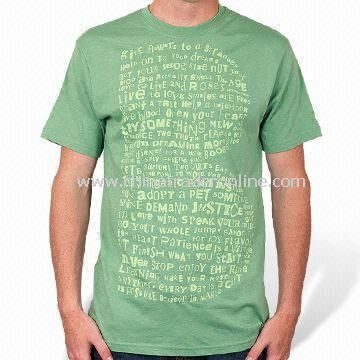 Mens Knitted T-shirt, Various Sizes and Styles are Available, Customized Logos are Accepted