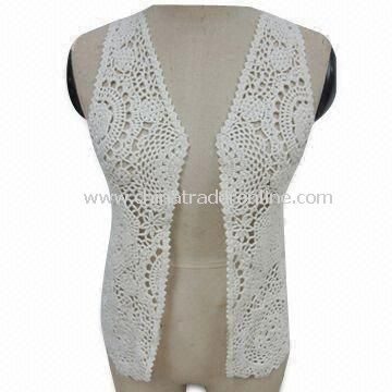 Crochet Sweater for Women with 0.3 to 0.5cm in Tolerance, Made by Machines