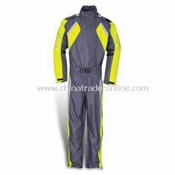 Motorcycle Coverall, Made of 210T Polyester Taffeta with PU Coating
