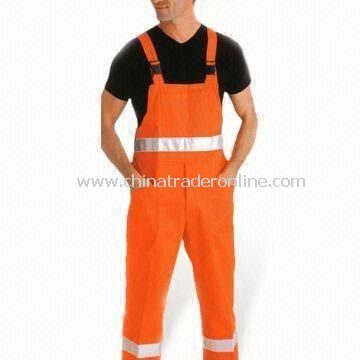 Reflective Overall with Adjustable Band and Reflective Band, Ideal for Workers to Protect the Body