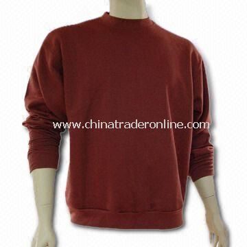 Mens Sweater, Made of 100% Cotton, with Screen Printing