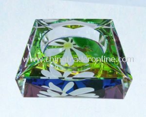 Crystal Cigarette Ashtray