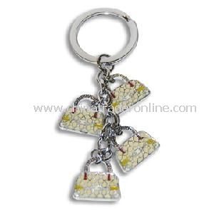 Silver Metal Key Chains/Keychain with Handbag Pendant